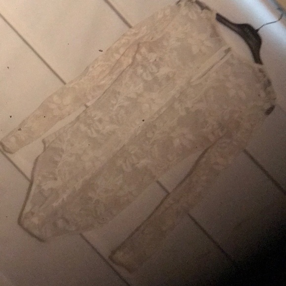 White Lace Body Suit - Picture 2 of 2